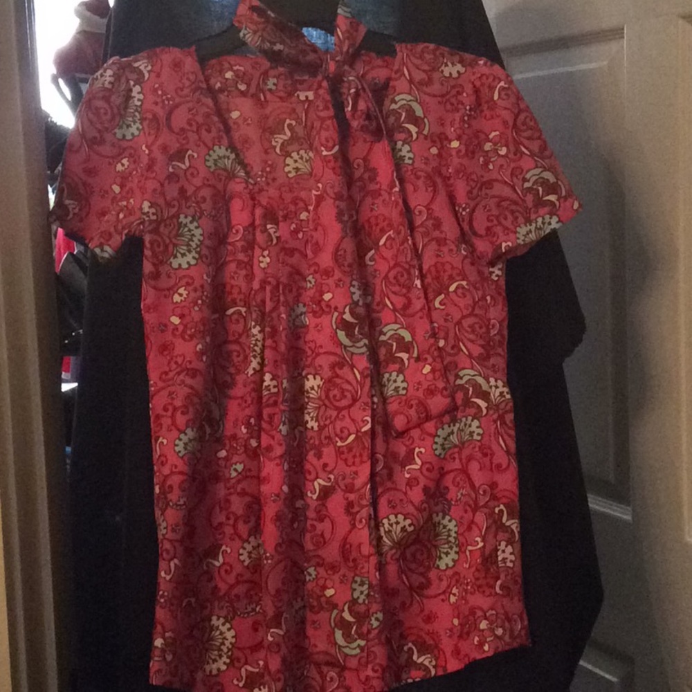 Pink Paisley blouse